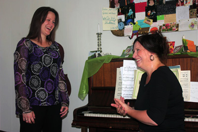 Anja mit Maggie'